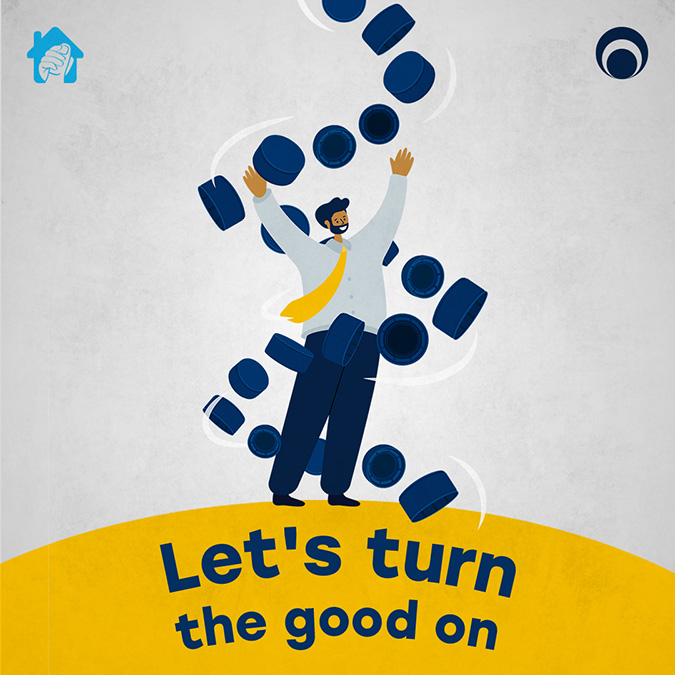 CSR activity "Let's turn the good on"